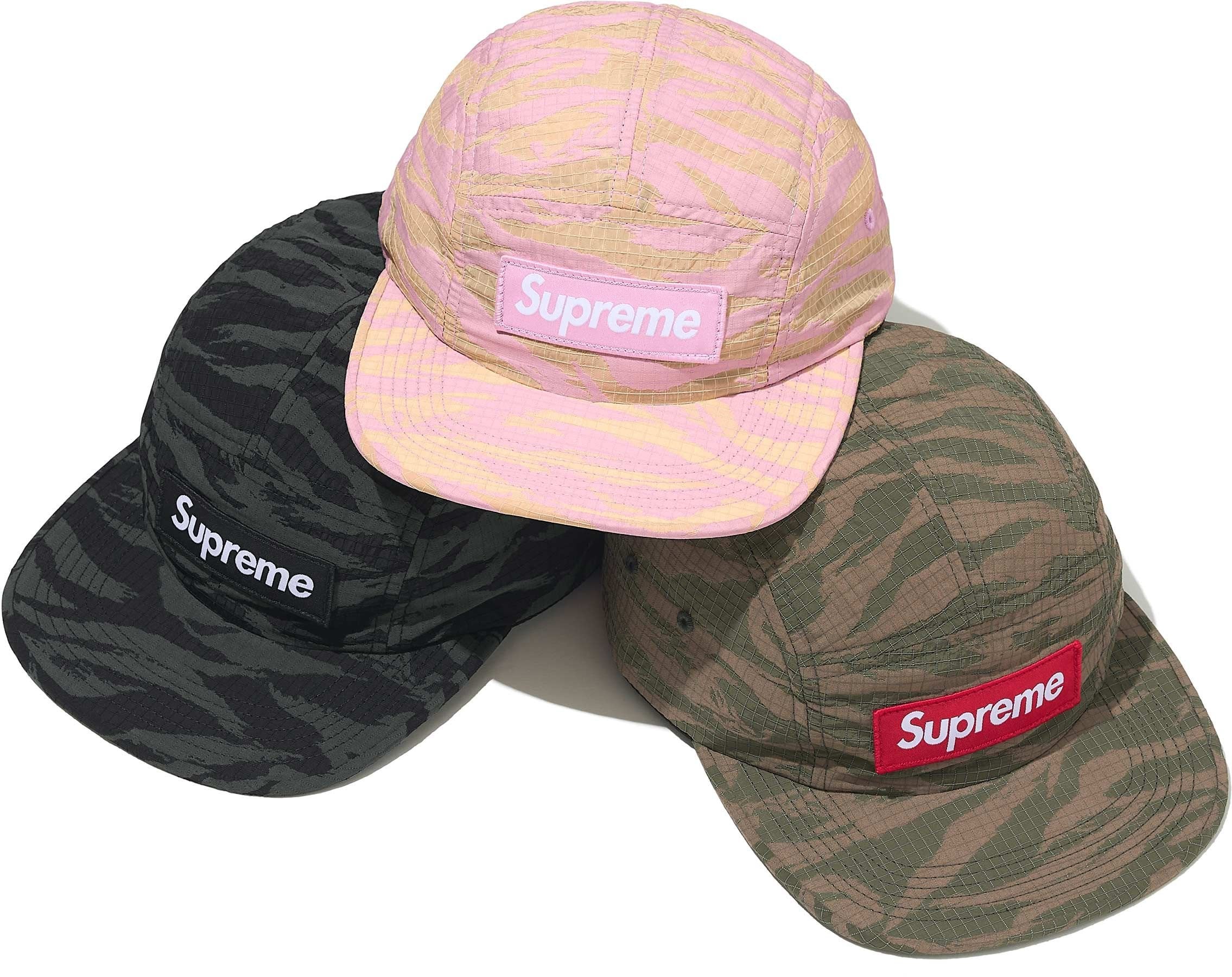 Tiger Camo Ripstop Camp Cap